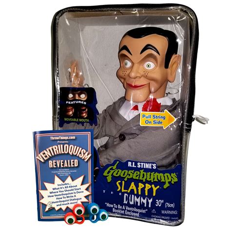 6 days ago · Slappy the Dummy is the main antagonist of the Goosebumps franchise. He is a living ventriloquist dummy that comes to life when the words "Karru Marri Odonna Loma Molonu Karrano" are read aloud; which translates to "You and I are one now," and they can be found on a sheet of paper in Slappy's dress jacket pocket. After coming to life, Slappy …